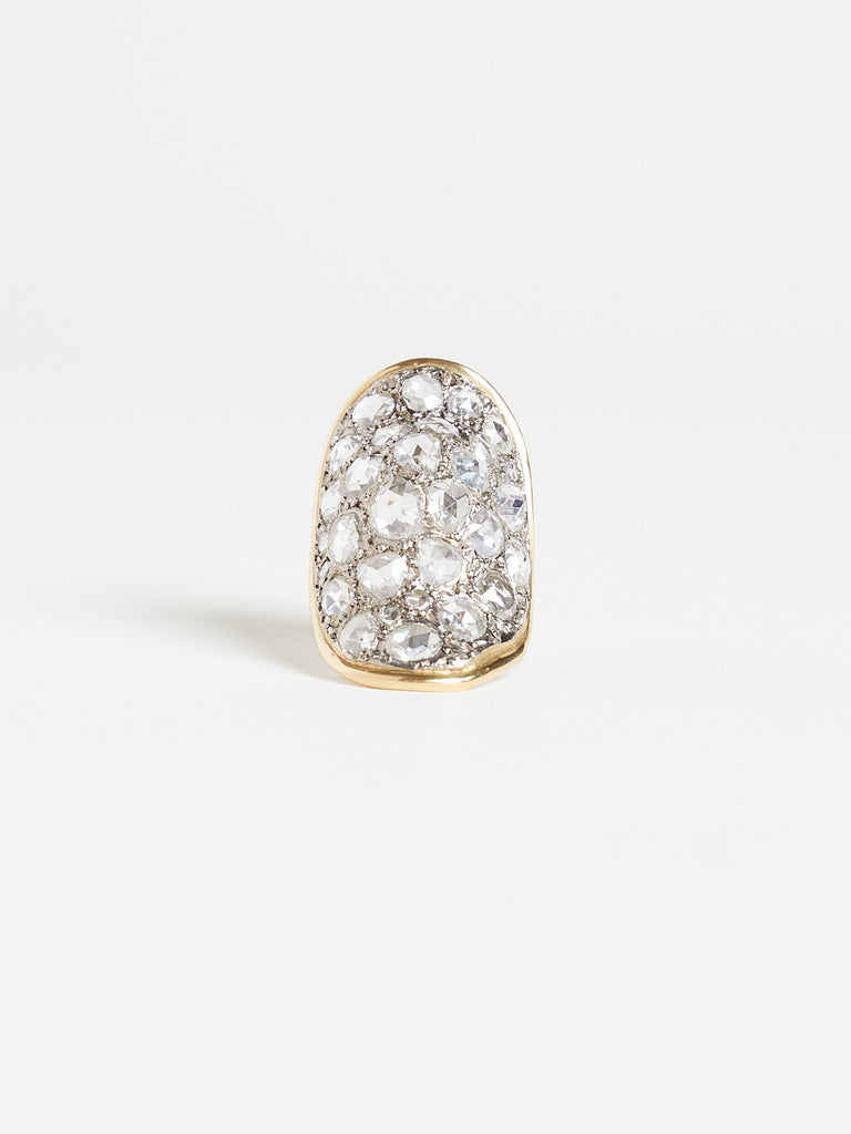 Fanourakis - 7.24ct Diamond Ring in 18k Yellow Gold