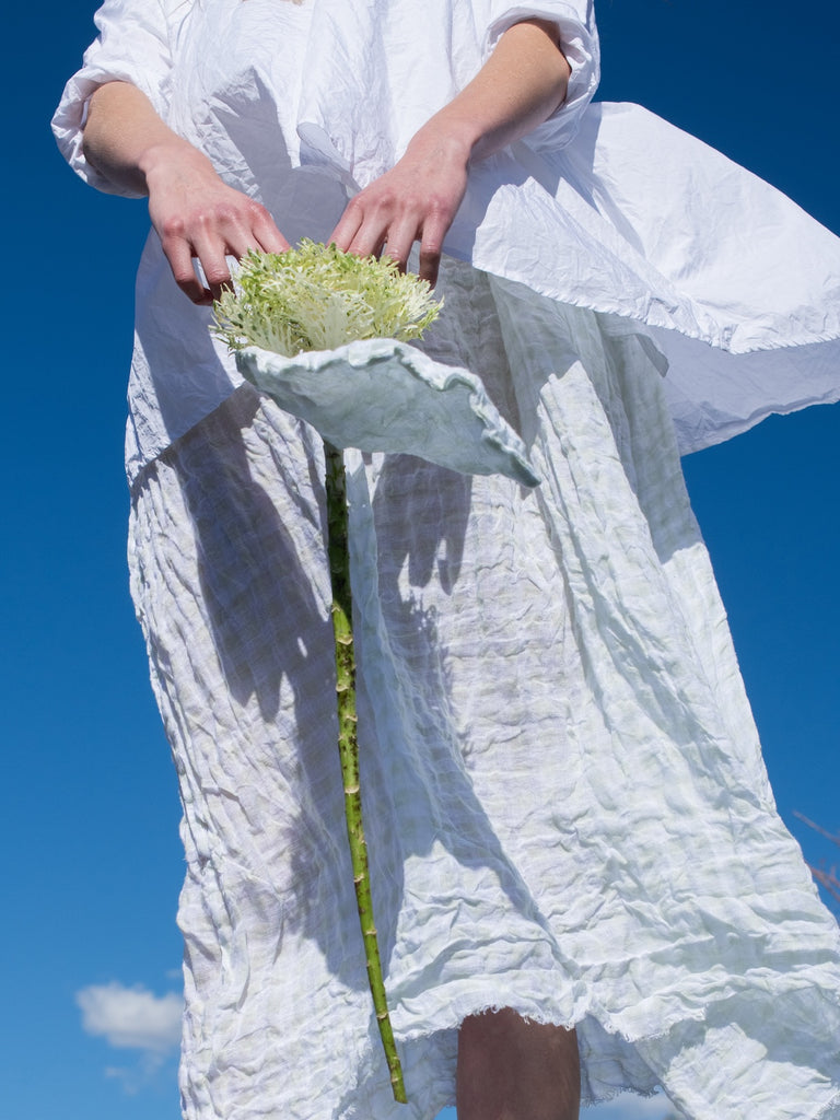 Daniela Gregis - Abito Dress 20.07.06 Manichina Lavata in Check Colour Mix 3