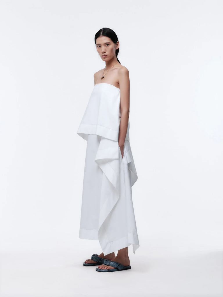 Carven - Bustier Dress in White