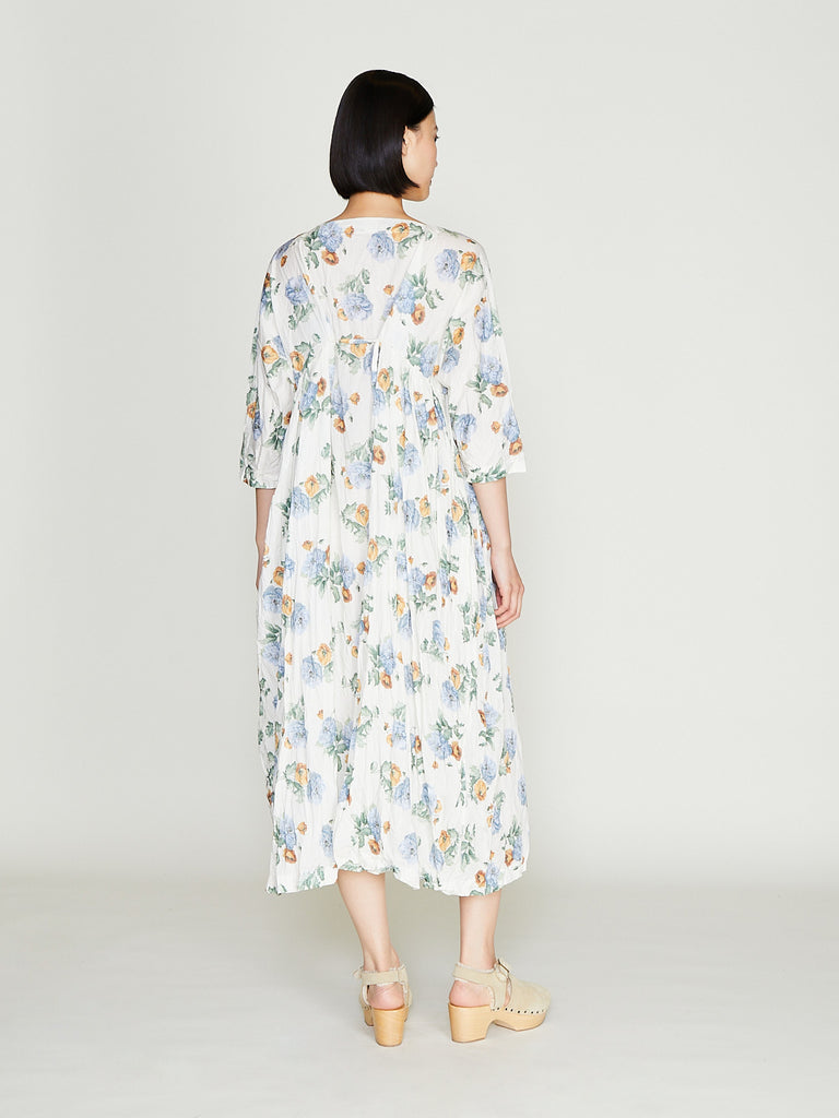 Daniela Gregis - Abito Dress Newpride Lungo Lavato in Red Flowers 4