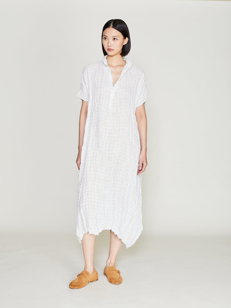 Daniela Gregis - Abito Dress 20.07.06 Manichina Lavata in Check Colour Mix 3