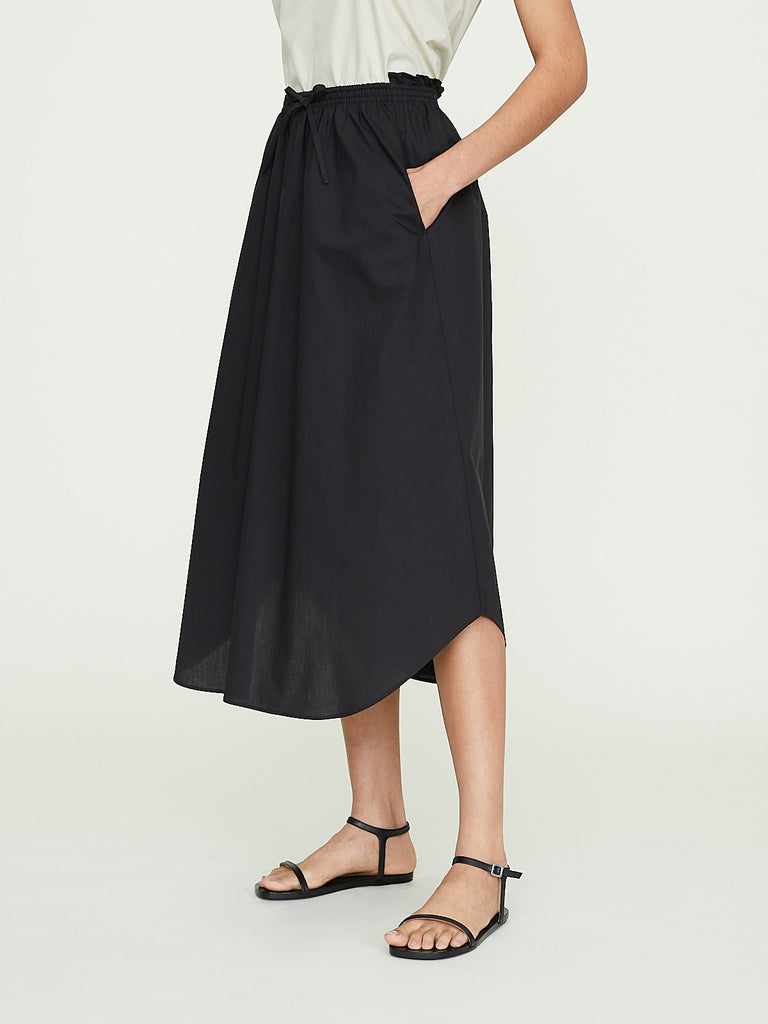 Atlantique Ascoli Jupe Voyage Liquette Skirt in Black