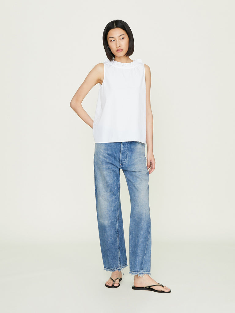 Atlantique Ascoli - Reverso Sleeveless Top in White