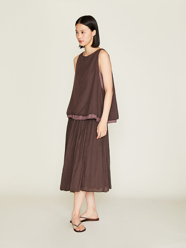 Double Skirt TL in Grape