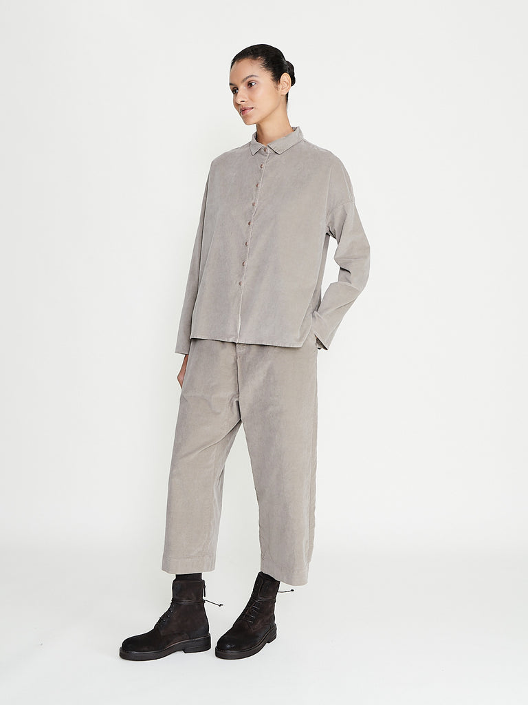 Album di Famiglia - Wide & Short Trousers V in Marron Glace