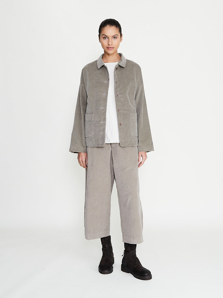 Album di Famiglia - Shirt Loose Blazer V in Marron Glace