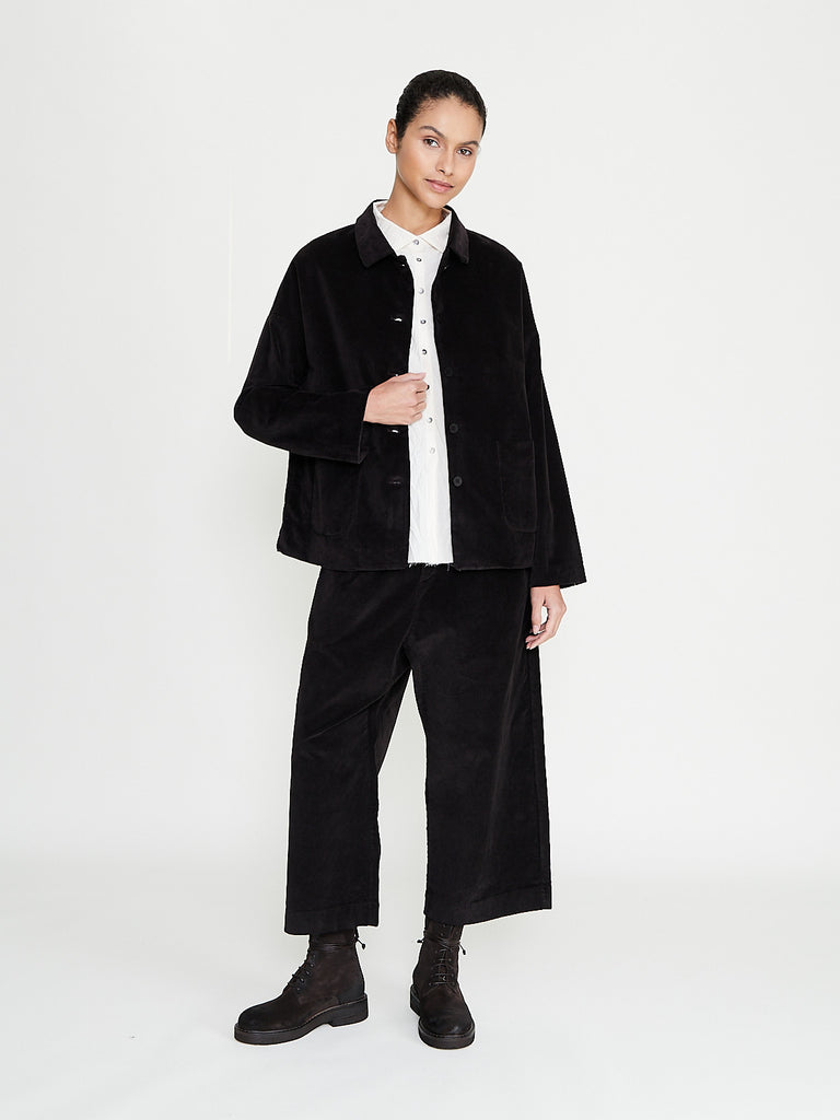 Album di Famiglia - Wide & Short Trousers V in Chocolate