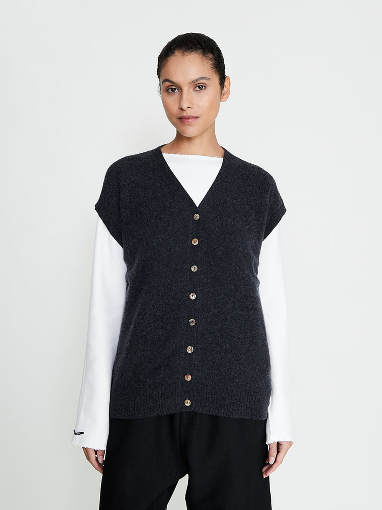 Album di Famiglia - Open Vest WS in Almost Black