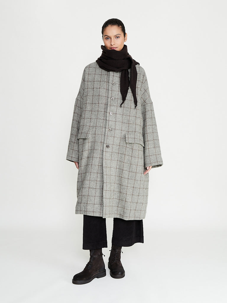 Album di Famiglia - Alpago Loose Coat in Stone