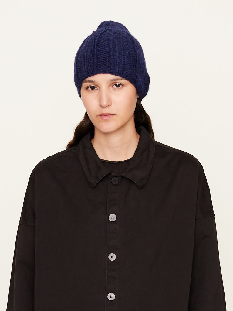 Album di Famiglia - HK Ribbed Hat in Navy