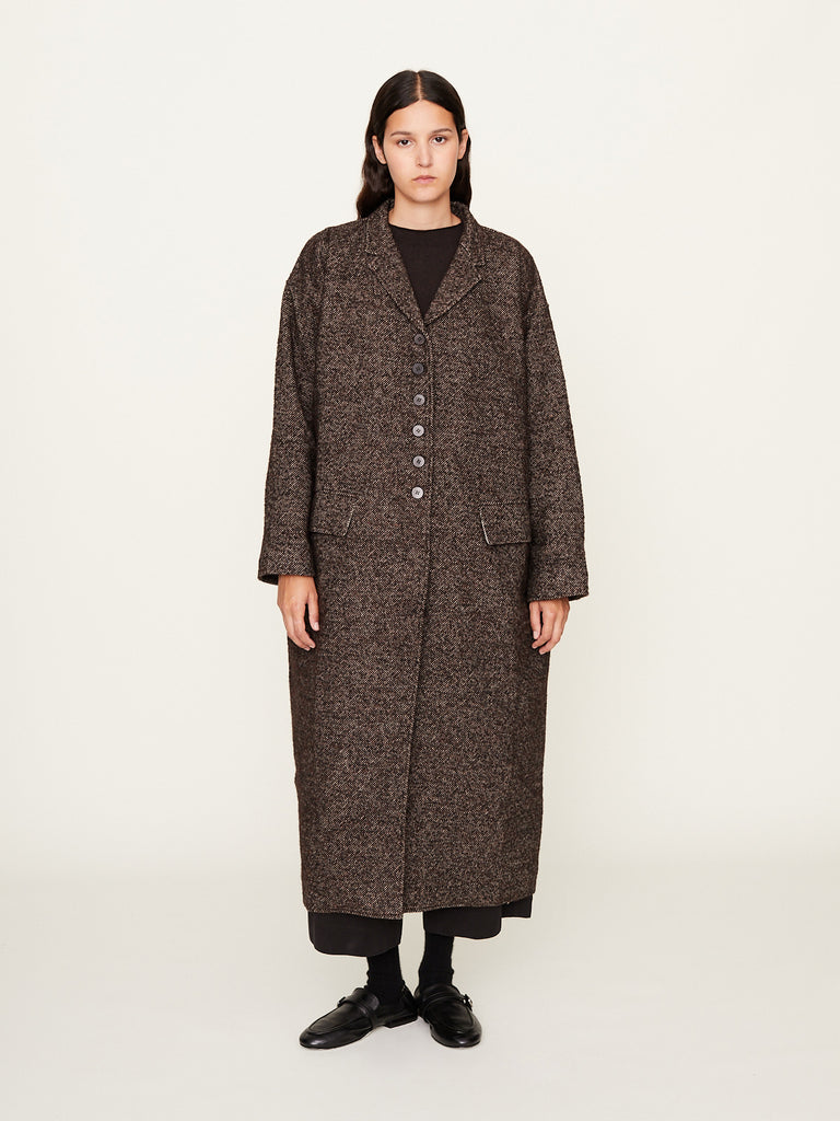 Album di Famiglia - Egg Coat WN in Brown