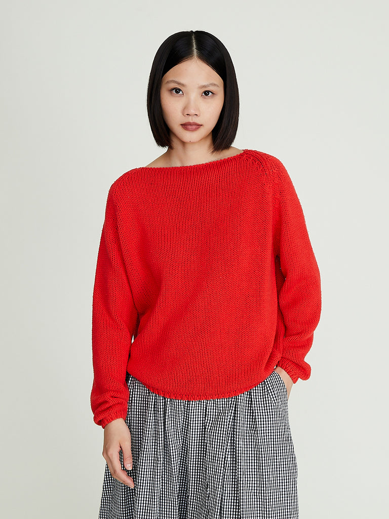 Apuntob - Knitwear Sweater in Tomato