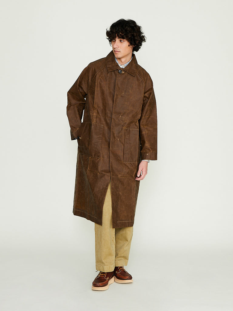 Artikel København - A3 CO OTA Oilskin Coat in Tan