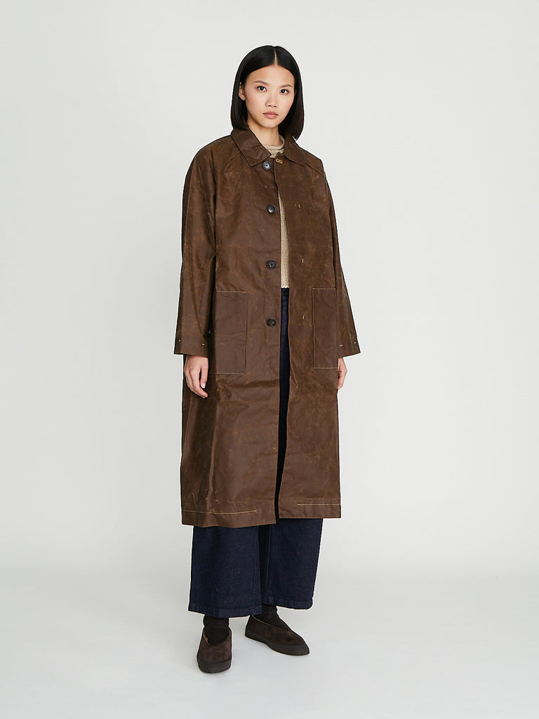 Artikel København - A3 CO OTA Oilskin Coat in Tan