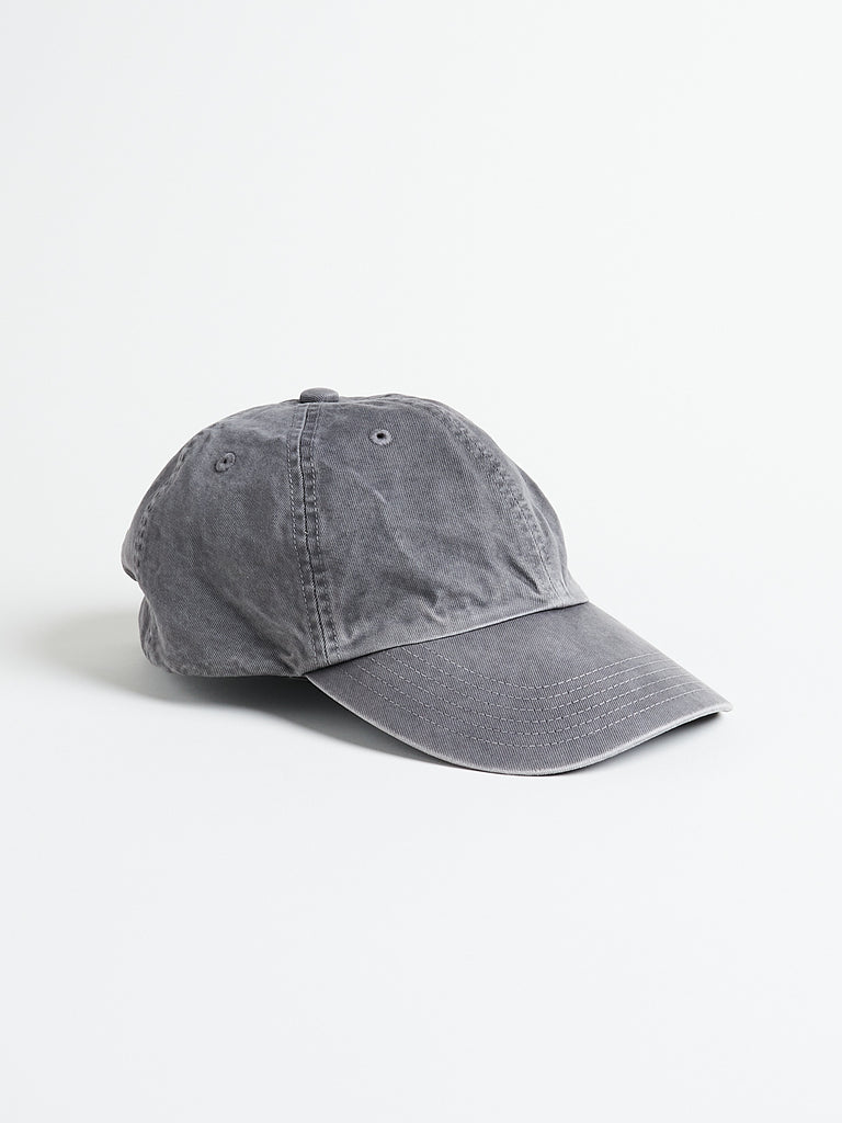 Auralee - Men's Garment-Dyed Finx Chino Cap Made By Kijima Takayuki in Ink Black