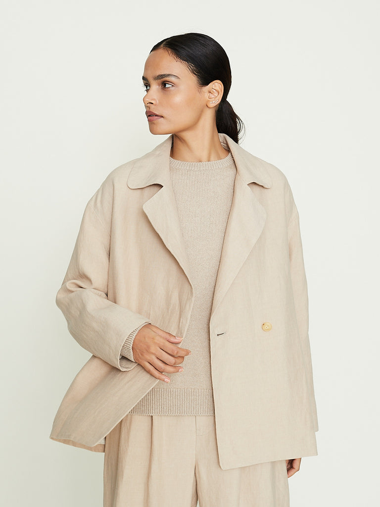 Arts & Science Driving Jacket in Vintage Beige