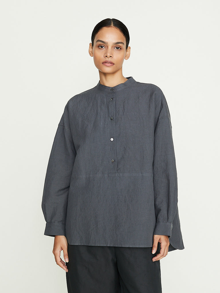 Arts & Science Big Yoke Shirt in Dark Grey