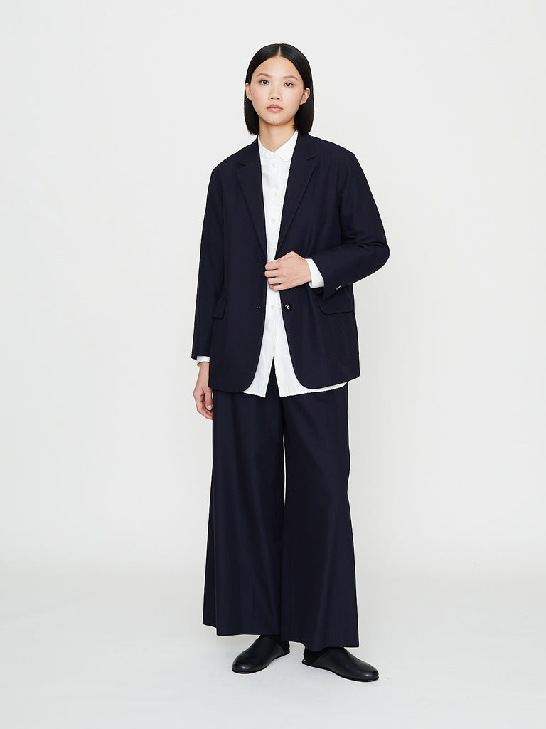 Arts & Science - Side Seamless Wide Pants in Dark Navy
