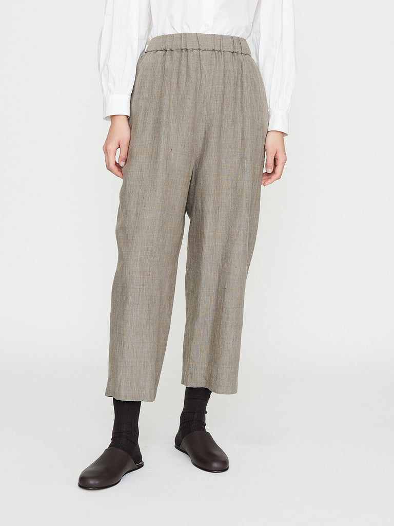 Arts & Science - Back Pocket Bulky Easy Pants in Mix Green