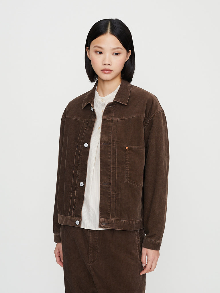 Arts & Science - Old Trucker Jacket in Brown
