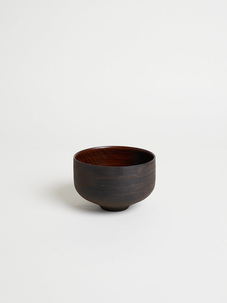 Sukkeun Kang - Small Footed Bowl with Horizontal Stripes 1