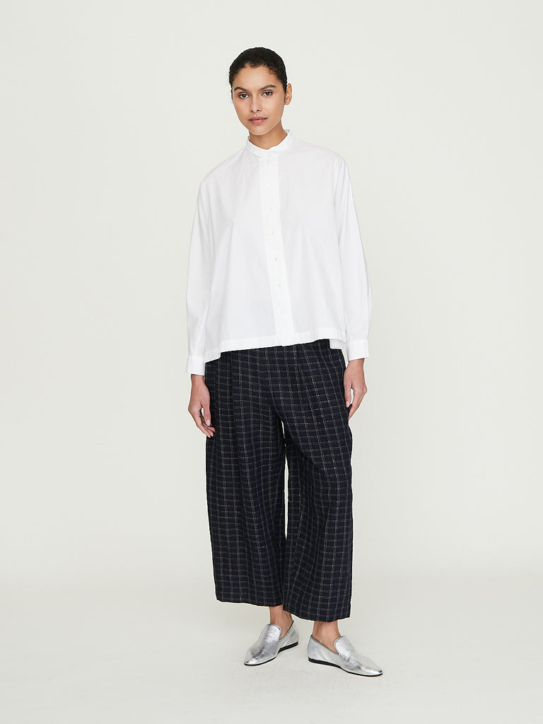 Arts & Science Front Tuck Bulky Pants 2 in Dark Navy