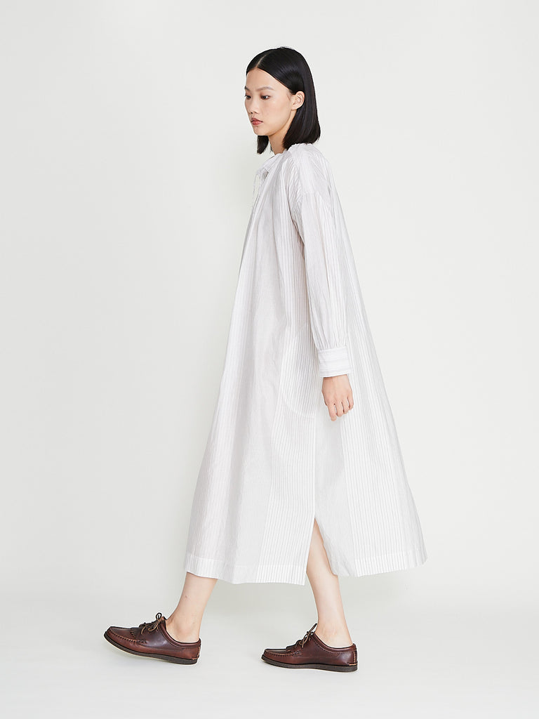 Arts & Science - String Gather Long Dress in Burgundy