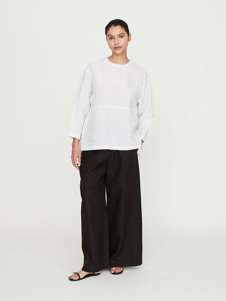 Arts & Science Side Seamless Wide Pants in Muddy Brown