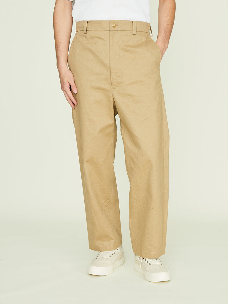 Arts & Science - High Rise Cropped Pants in Natural