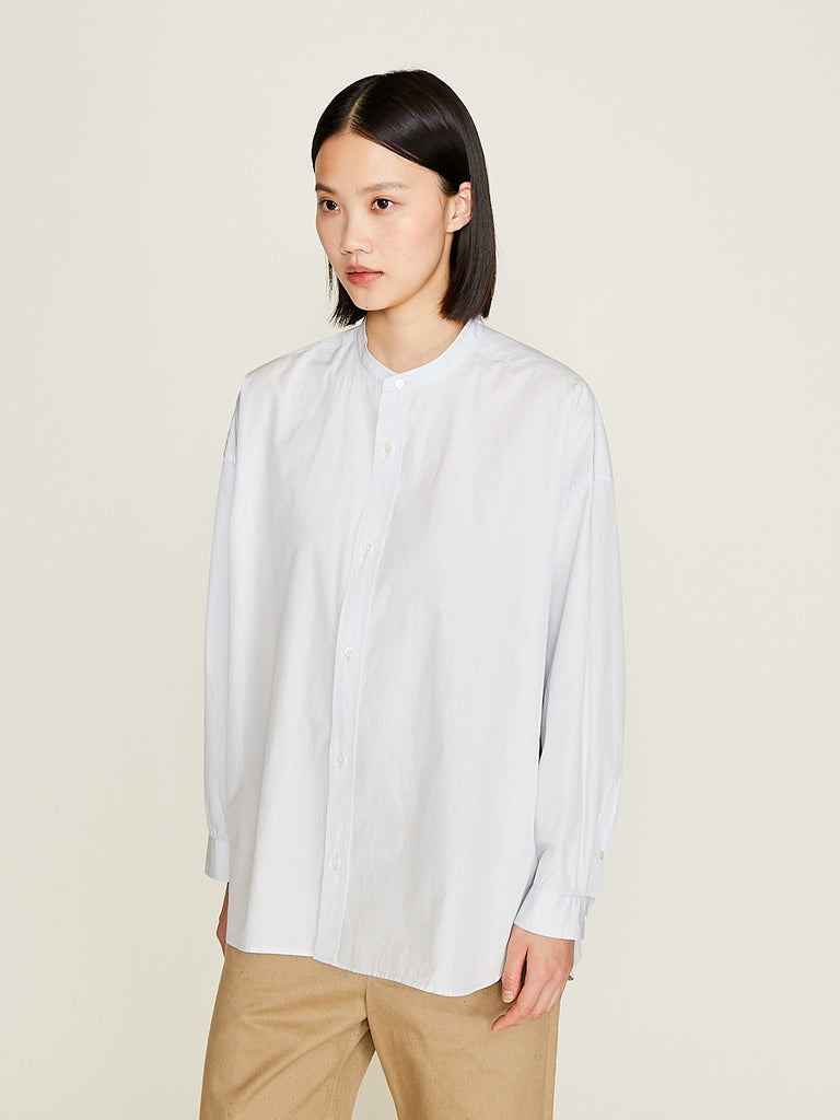 Arts & Science - Band Collar Simple Shirts in Ice Blue