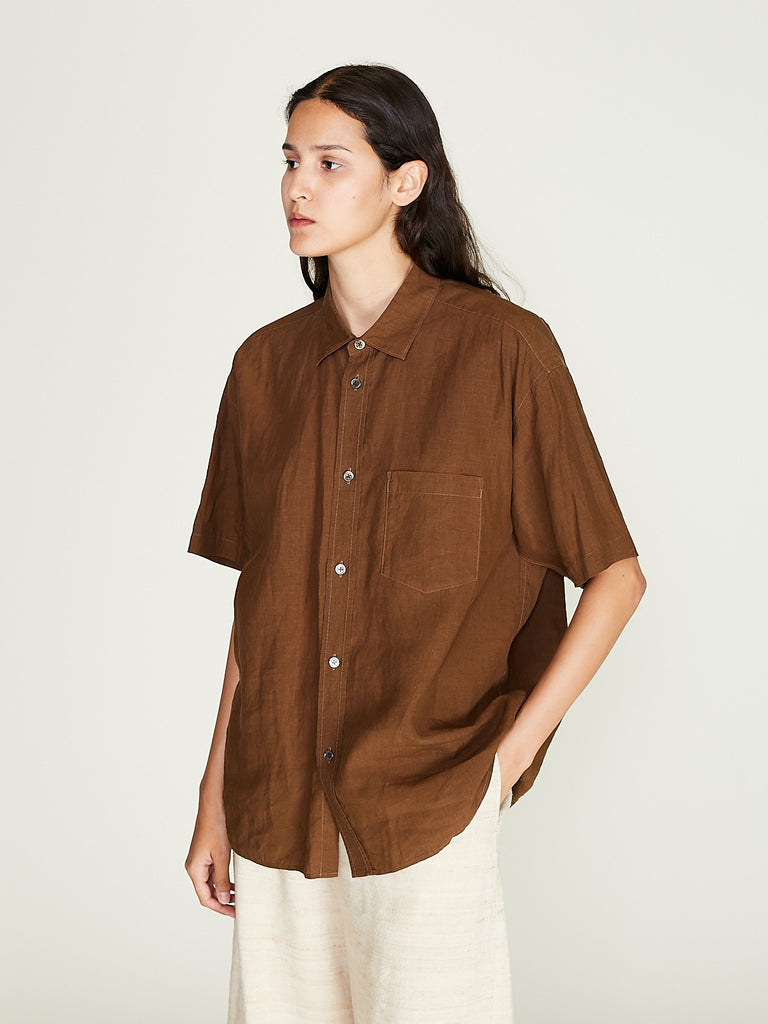 Arts & Science -  Regular Collar Standard Sh H/S in Light Brown