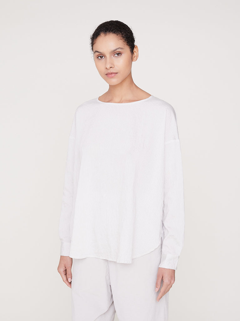 Album di Famiglia T-Shirt Stripes in Off White
