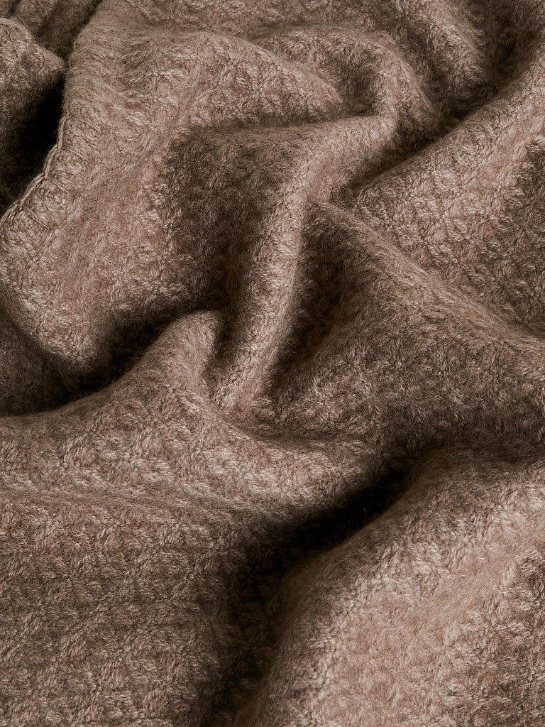 Amalthea Creations Large Waffle Blanket in Taupe