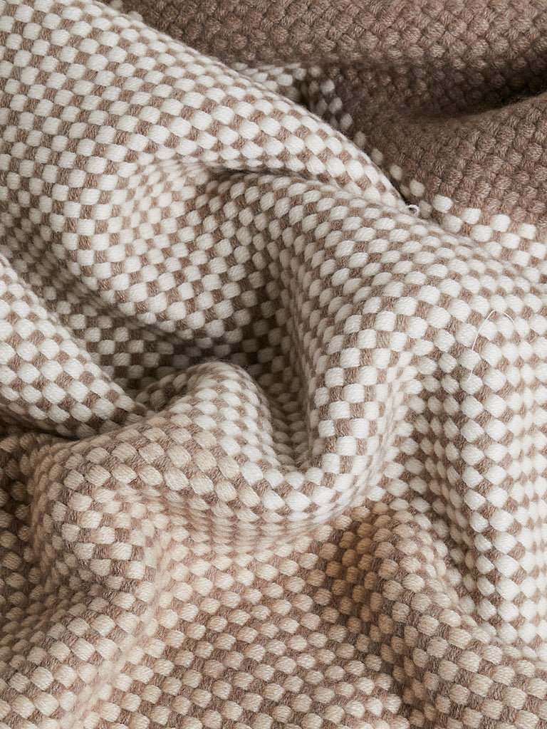 Amalthea Creations Panama Blanket in Dark, Taupe & Natural