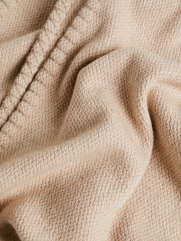 Amalthea Creations Polo Plaid Blanket in Taupe