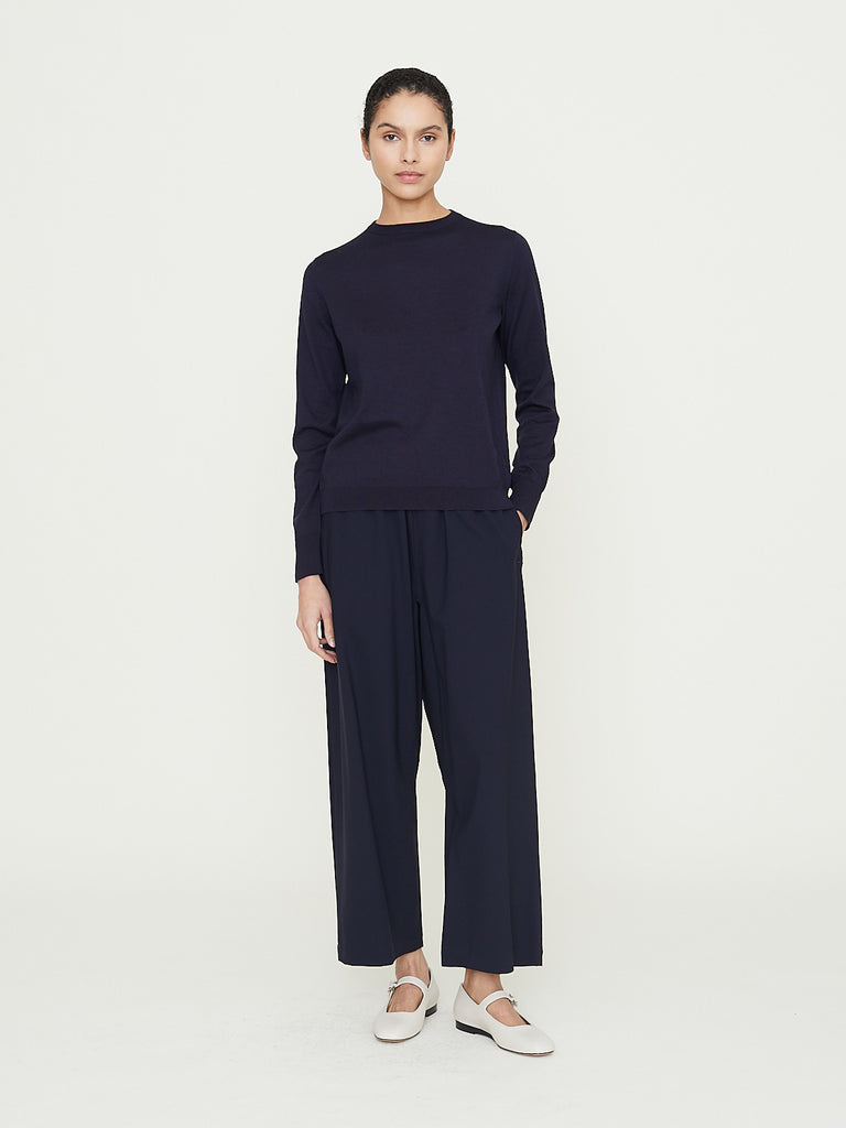 Arts & Science Crew Neck Inner Knit in Dark Navy