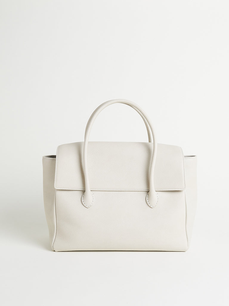 Arts & Science - Stitch Flap Bag S in Vintage White
