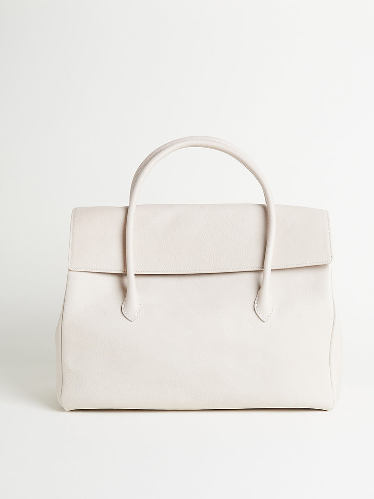 Arts & Science - Stitch Flap Bag M in Vintage White