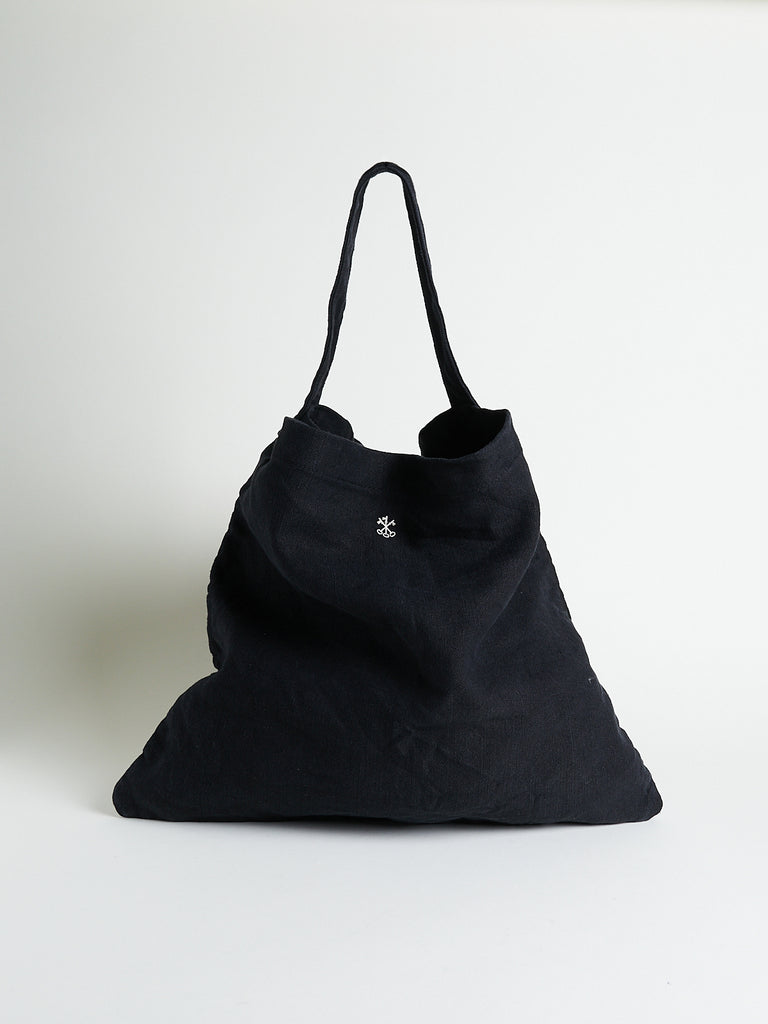 Arts & Science Original Tote ML in Black Linen