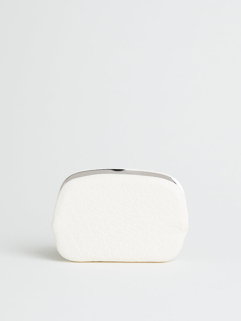 Arts & Science Push Gamaguchi Coin Case in White