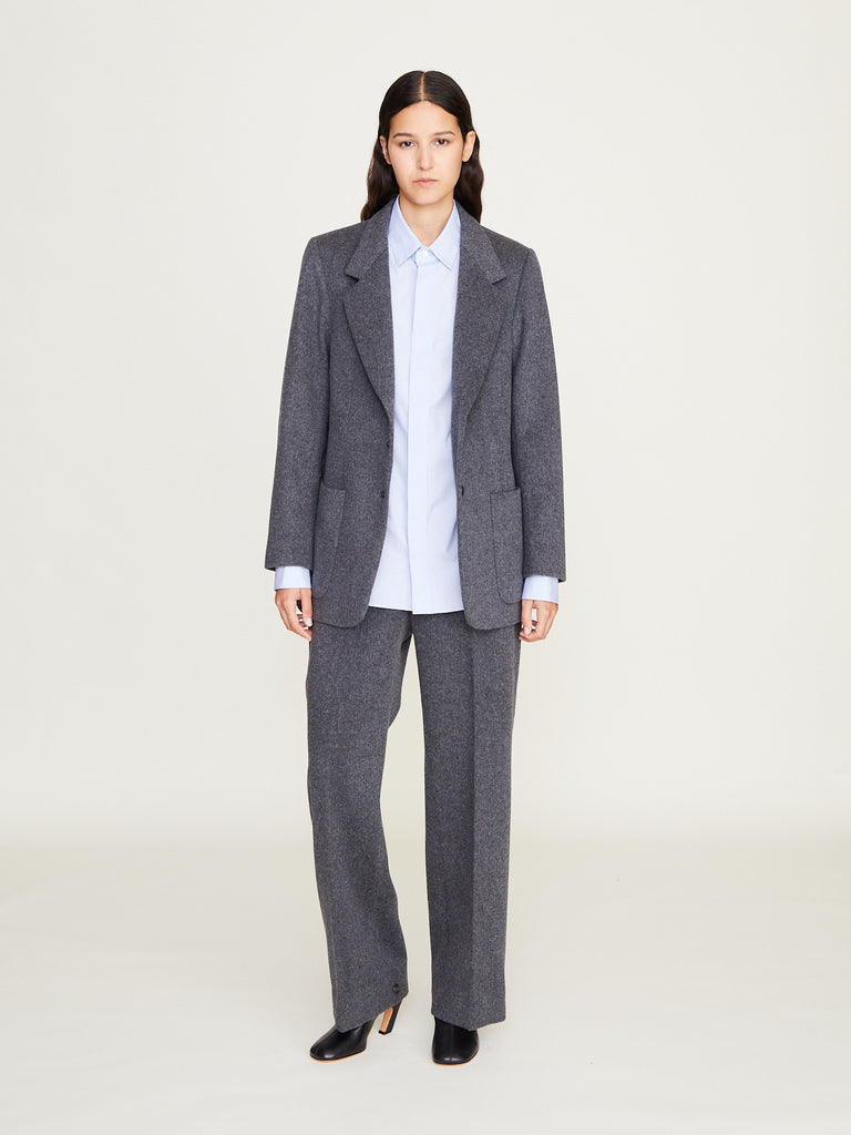 Bare - Versatile Wide pants Unisex in Charcoal