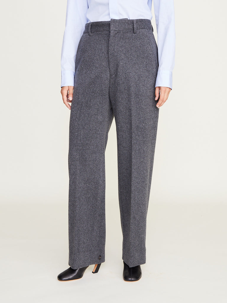 Bare - Versatile Wide pants Unisex in Charcoal