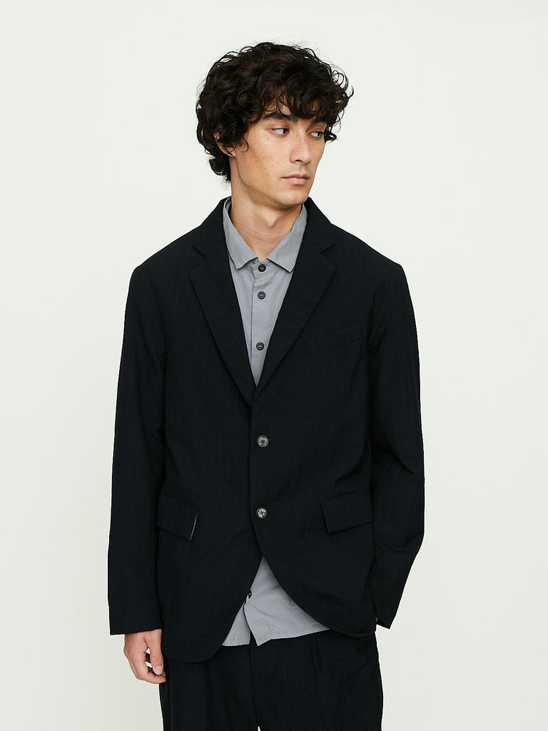 Bergfabel - Tobi Jacket in Black Stripe