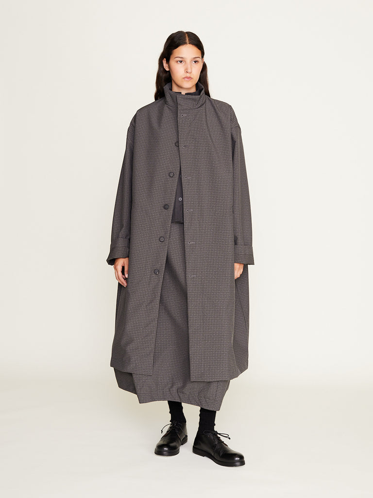 Bergfabel - Alex Coat in Kaki Check