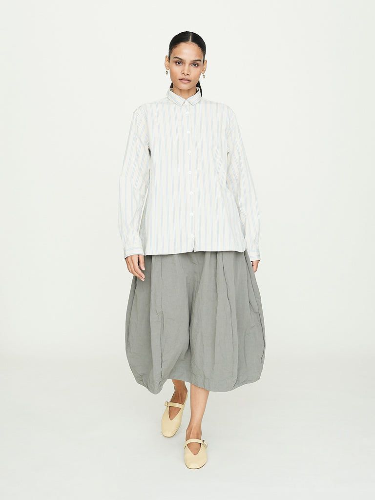 Bergfabel Loose Tyrol Shirt in Cream Stripe