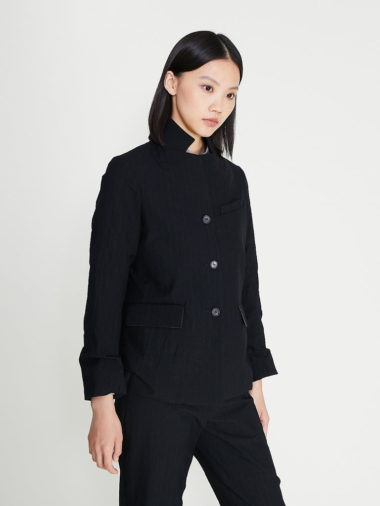 Bergfabel - Giulia Jacket in Black Stripe