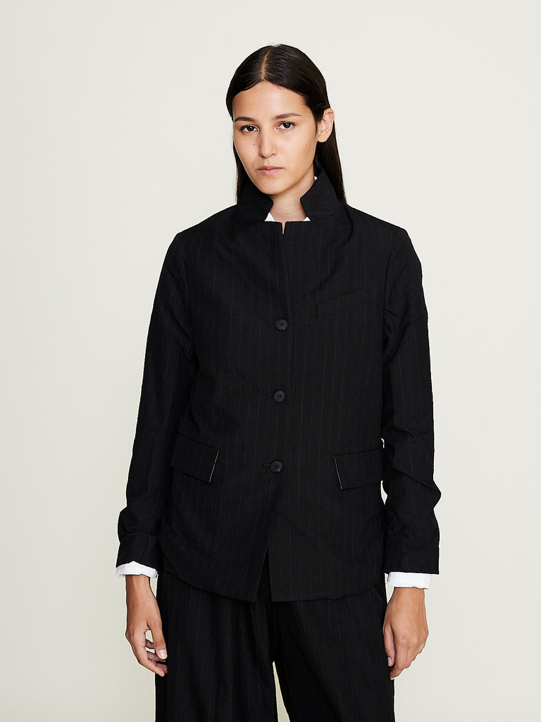 Bergfabel - Giulia Jacket in Black Stripe