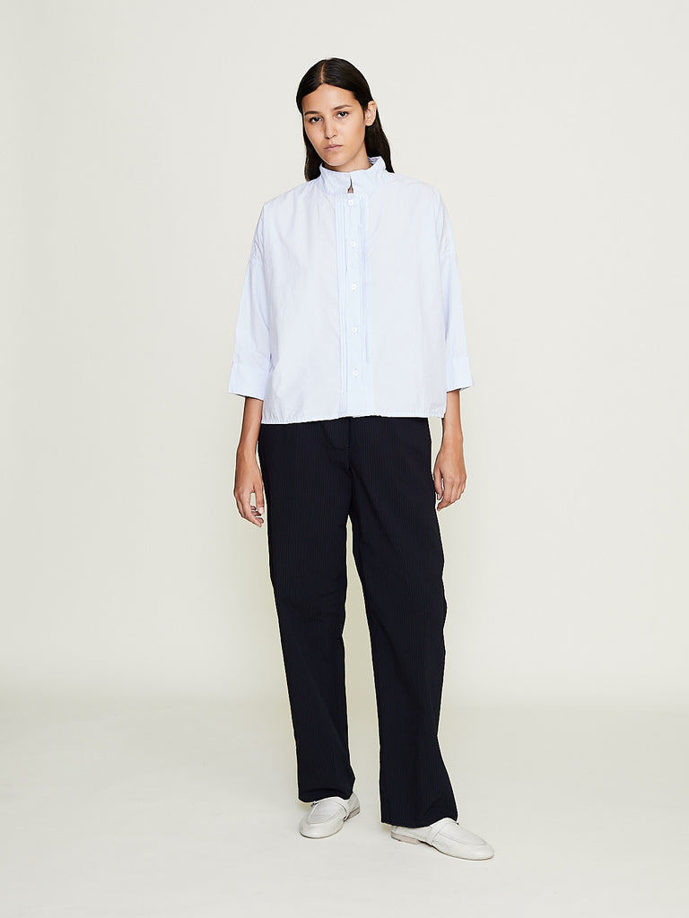 Bergfabel - Silvy Pants in Black Navy Stripe