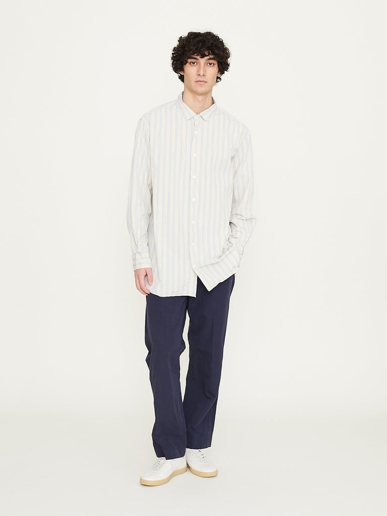 Bergfabel Emil Shirt in Cream Stripe