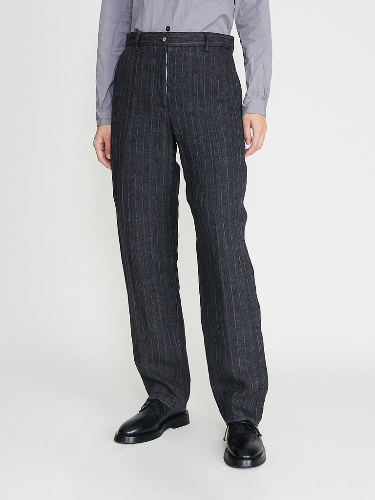 Bergfabel Maria Pants in Grey Stripe